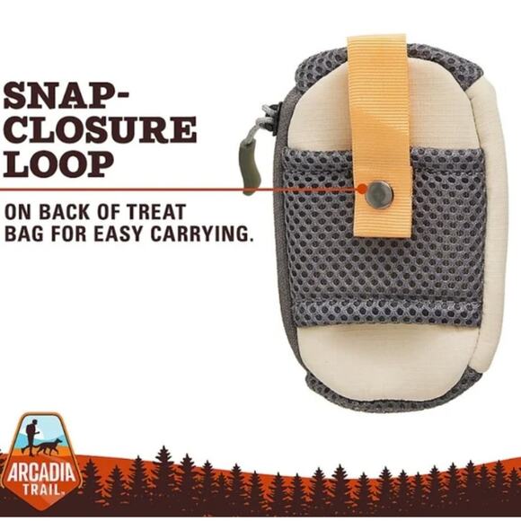 Arcadia Trail Waste Bag Dispenser‎ & Treat Tote Dog Tan Beige New - Picture 3 of 4